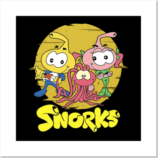 All About Snorks Showcase the Whimsical Charm and Unique Personalities of the Snorkland Residents on a Tee Posters and Art